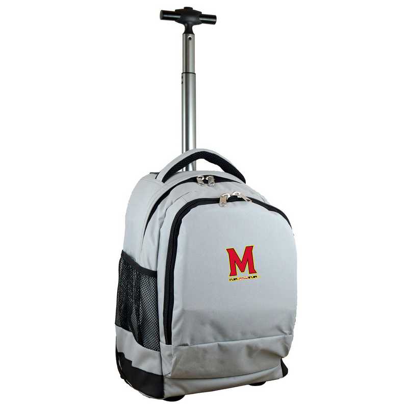 CLMDL780-GY: NCAA Maryland Terrapins Wheeled Premium Backpack